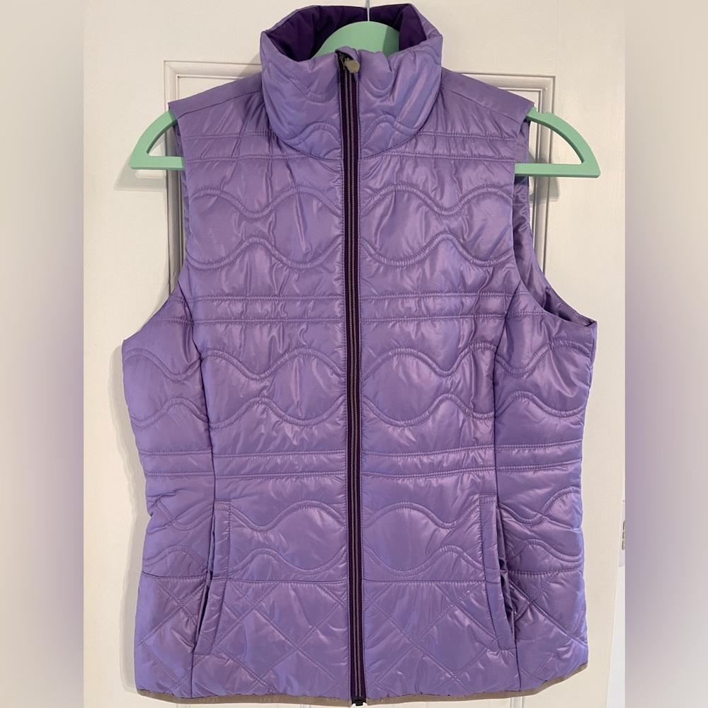 Lole Lavender Quilted Vest